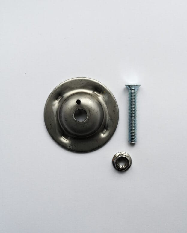 Monteringsclips - Monteringssæt til riste - Rustfrit stål - 20 stk